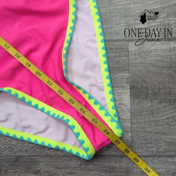 Popvil Colorblock One Piece Swimsuit Size M - Picture 6 of 7